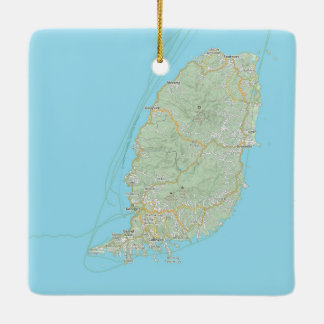 Grenada Weihnachten Keramikornament
