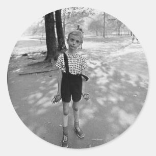 Grenade Boy Runder Aufkleber