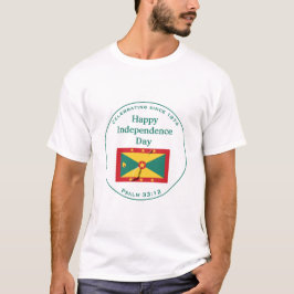 GRENADIAN UNABHÄNGIGKEIT White Grenada feiern T-Shirt