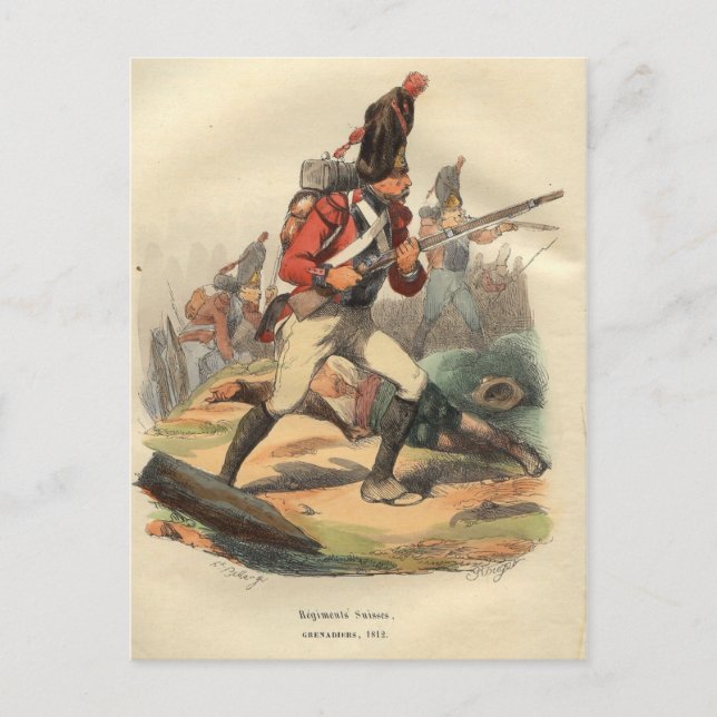 Grenadier Postkarte (Vorderseite)