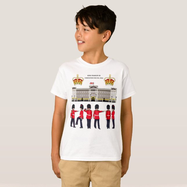 Grenadierwachen auf Parade Coronade Kinder T - Shi T-Shirt (Vorne ganz)