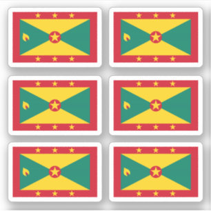 grenadische Flagge Aufkleber