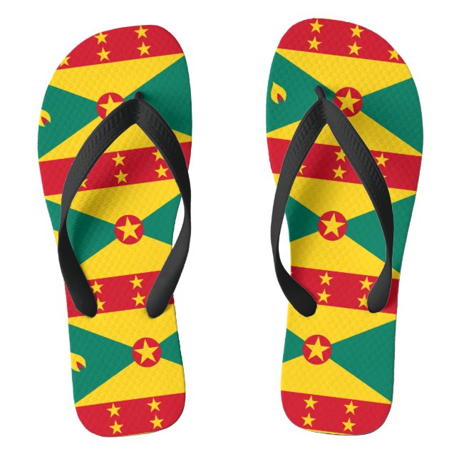 grenadische Flagge Flip Flops (Fußbett)