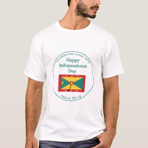 GRENADISCHE UNABHÄNGIGKEIT FEIERN Weißes Grenada T-Shirt