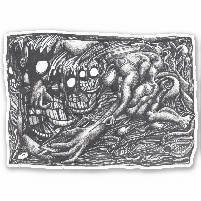 Grendel Mother Dream Vinyl Sticker (Vorderseite)