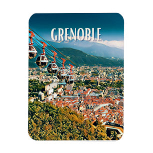 Grenoble Foto Vintage Magnet