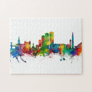 Grenoble France Skyline Puzzle