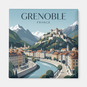 Grenoble Frankreich Magnet