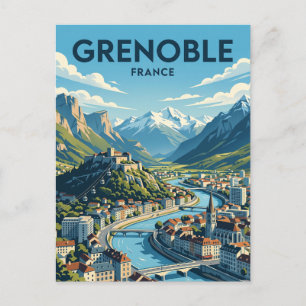 Grenoble Frankreich Postkarte