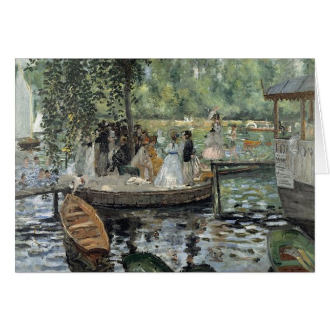 Grenouillere Renoir Impressionist Malerei Art (Vorderseite (Horizontal))