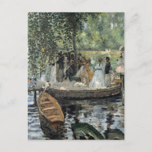 Grenouillere Renoir Impressionist Malerei Art Postkarte