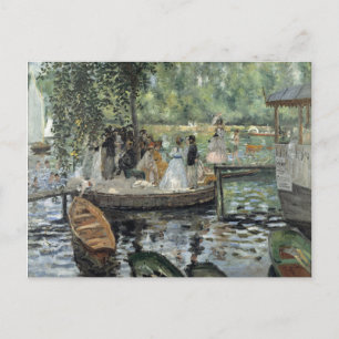 Grenouillere Renoir Impressionist Malerei Art Postkarte