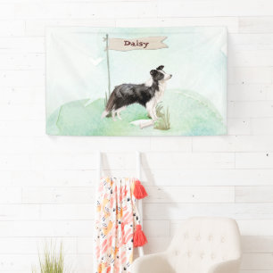 Grenz Collie Gratulation zum neuen Hund Banner