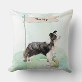 Grenz Collie Gratulation zum neuen Hund Kissen