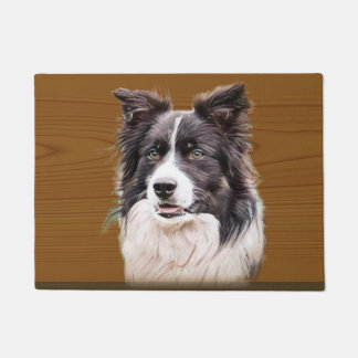 Grenz-Collie-Hund-Tier Fußmatte