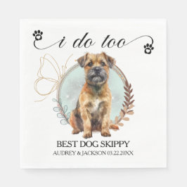 Grenz Terrier I do ToNapkins mit Hunde Foto Serviette