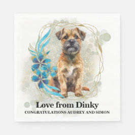 Grenz Terrier I do ToNapkins mit Hunde Foto Serviette