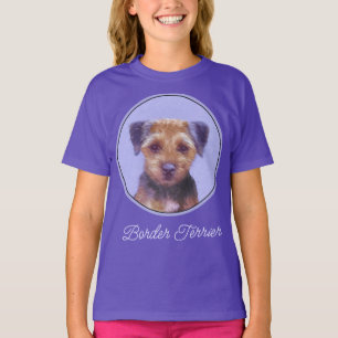 Grenz-Terrier-Malerei - Niedliche Original Hunde A T-Shirt
