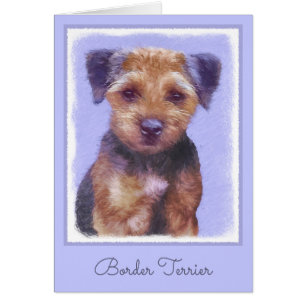 Grenz-Terrier-Malerei - Niedliche Original-Hunde-K