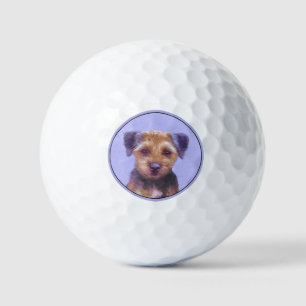 Grenz-Terrier-Malerei - Niedliche Original-Hunde-K Golfball