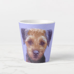 Grenz-Terrier-Malerei - Niedliche Original-Hunde-K Milchtasse