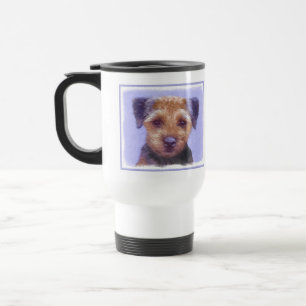 Grenz-Terrier-Malerei - Niedliche Original-Hunde-K Reisebecher