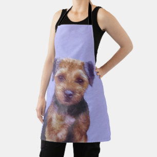Grenz-Terrier-Malerei - Niedliche Original-Hunde-K Schürze