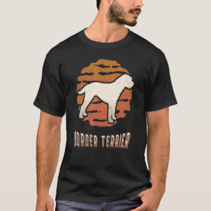 Grenz Terrier Vintag Retro Klassischer Hund Sonnen T-Shirt