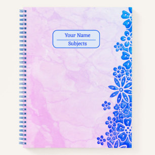 Grenzblumen Notizbuch