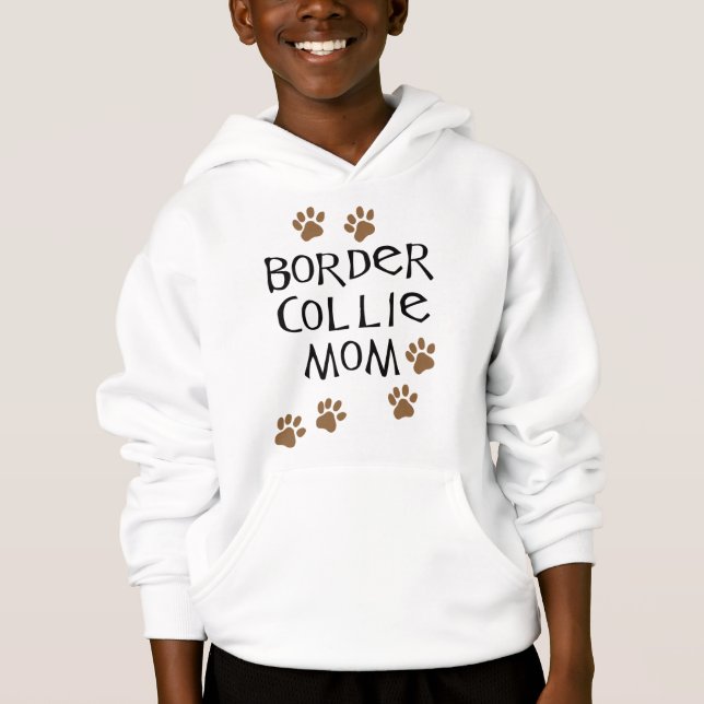 Grenzcollie-Mama Hoodie (Vorderseite)