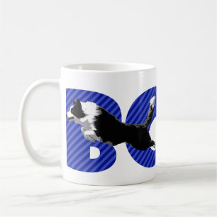 Grenzcollie-springende Tasse