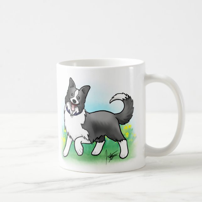 Grenzcollie-Tasse Kaffeetasse (Rechts)