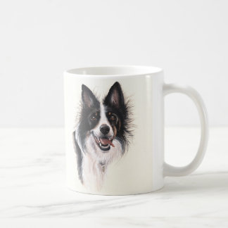 Grenzcollie-Tasse mit "Text des besten" Freunds Tasse