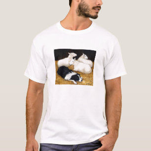 "Grenzcollie-und -schaf-" Hundekunst-T - Shirt