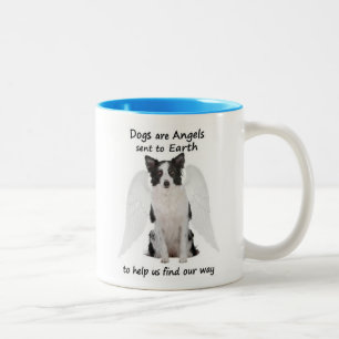 GrenzCollies ist- Engels-Tasse Zweifarbige Tasse