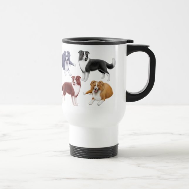 GrenzCollies-Reise-Tasse Reisebecher (Rechts)
