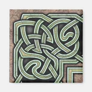 Grenze B, grüner Eckmagnet Magnet