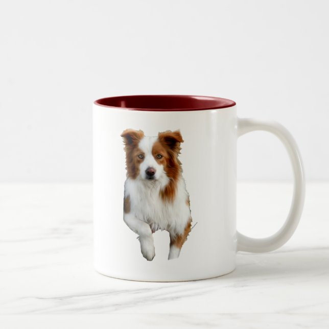 Grenze collie2 zweifarbige tasse (Rechts)