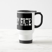 GRENZE DURCH SCHICKSAL weiße Reise-Tasse