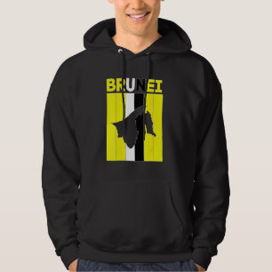 Grenzen des Landes Brunei Hoodie