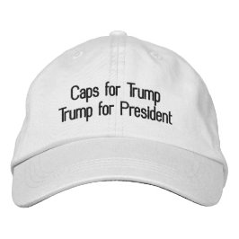 Grenzen für Trump Bestickte Baseballkappe
