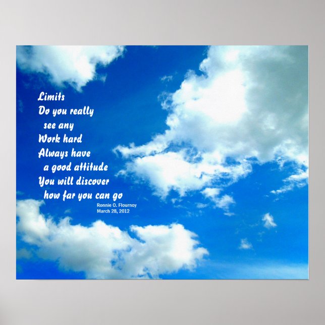 Grenzen Poster (Vorne)