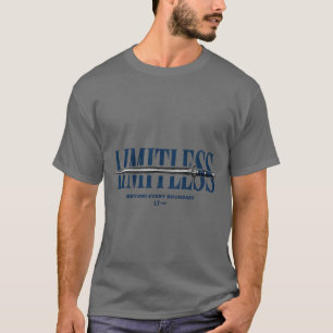 "Grenzenlos" Motivations-T-Shirt für Männer T-Shirt
