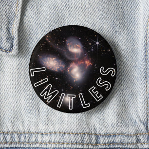 Grenzenlose Galaxie Inspirierend Button