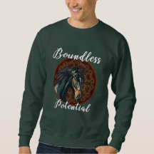 Grenzenloses Potenzial Pferd Sweatshirt – Majestät