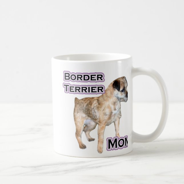 Grenzgebiet Terrier Mama 4 Kaffeetasse (Rechts)