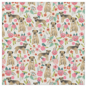 Grenzhund Vintag Flora Creme Stoff