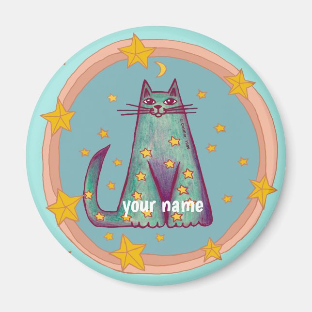 Grenzkatze Magnet (Vorne)