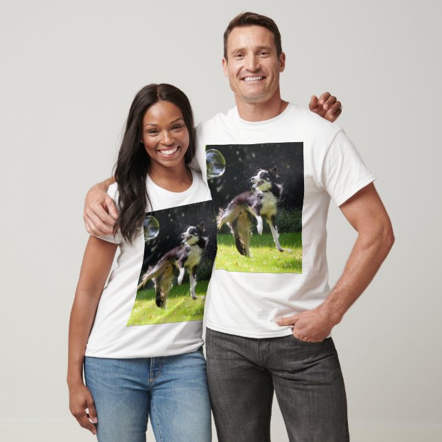 Grenzkolbe mit Seifenblasen T-Shirt (Unisex)