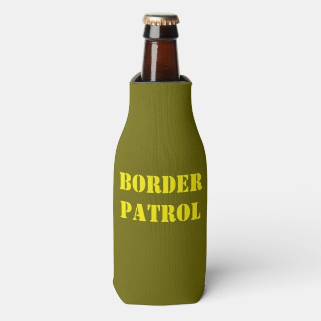 GRENZPATROL FLASCHENKÜHLER (Flaschenvorderseite)